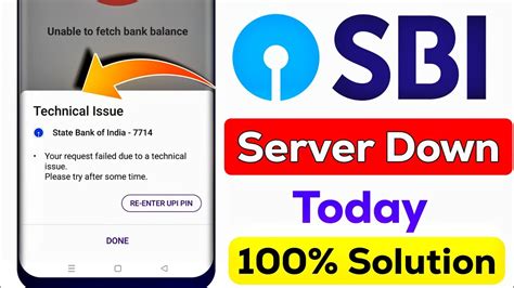 Sbi Server Down Today Sbi Technical Issue Today Sbi Unable To Fatch