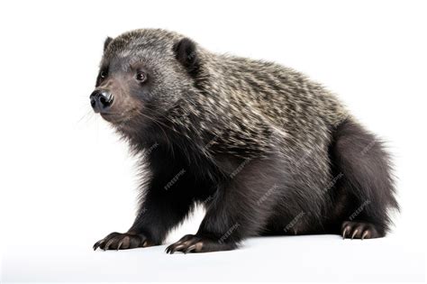 Premium Photo A Binturong Also Known As A Bearcat On A White Background