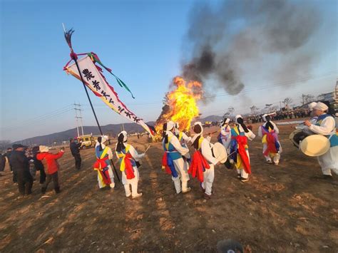 의성군 비안면 23년 정월대보름 달집태우기 행사 성료