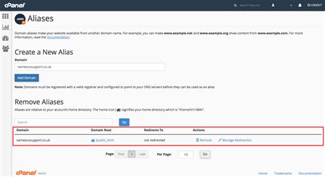 How To Create A Domain Alias In Cpanel Support Centre Register