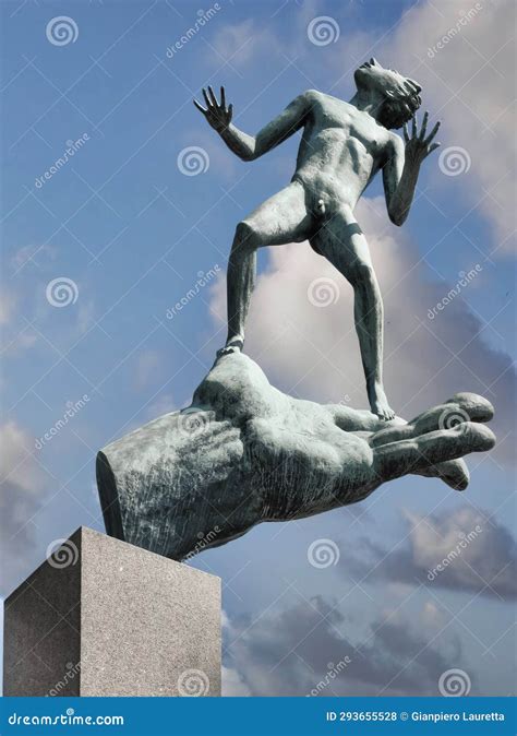 The Sculpture Called "Hand of God" in the Sculpture Garden in the ...