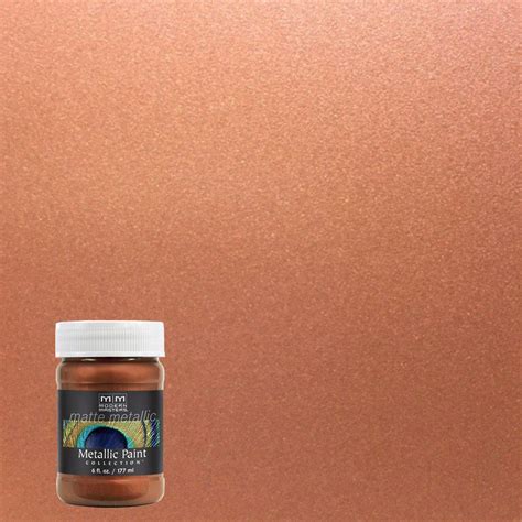 Modern Masters 6 Oz Copper Penny Matte Metallic Interior Paint Mm57906