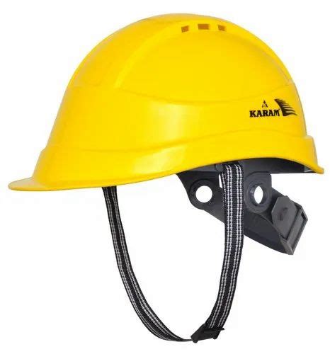 Yellow Hdpe Karam Shelblast Pn Safety Helmet At Rs Piece In