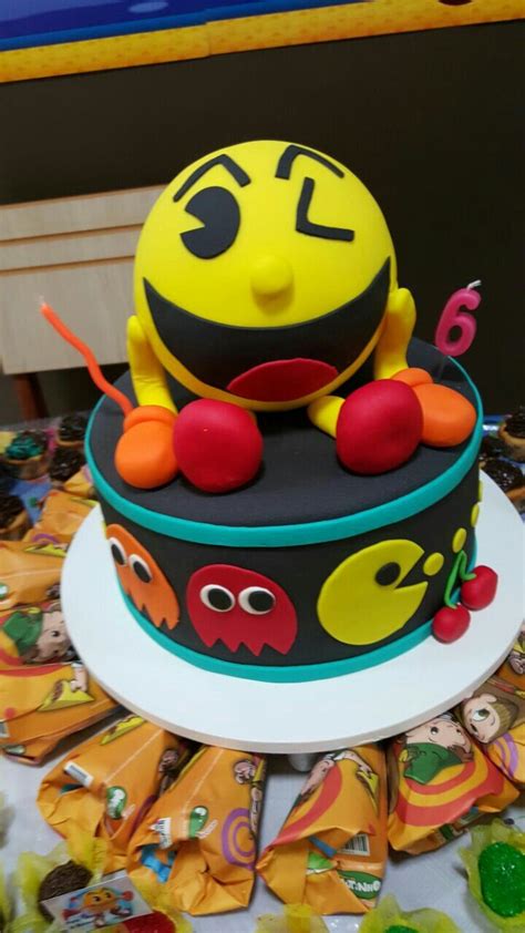 Bolo Torta Pacman Aniversario Festa Aniversario Brindes Baratos