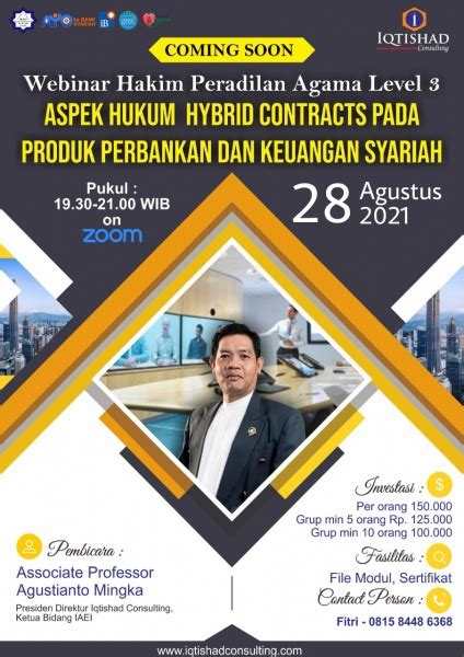 Iqtishad Consulting WEBINAR HAKIM PERADILAN AGAMA LEVEL 3 Aspek