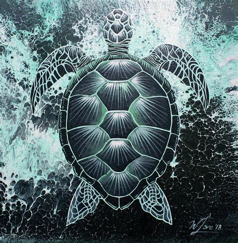 Abstract Turtle Painting - Best Painting Collection