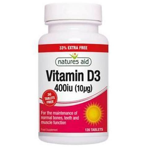 Natures Aid Vitamin D Iu U G Free Tabs Pharma Philosophy