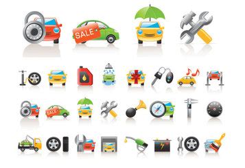 Automotive Icon Free Vector Download | FreeImages