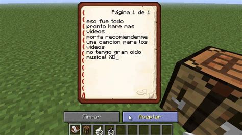 Como Hacer Un Libro Para Escribir En Minecraft Leer Un Libro