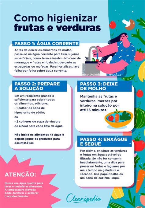 Como higienizar frutas e verduras aprenda 2 formas confiáveis