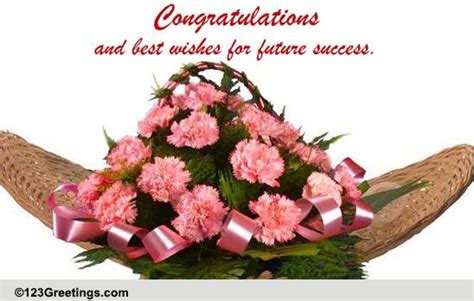 Congratulations And Best Wishes Free Business And Workplace Ecards 123