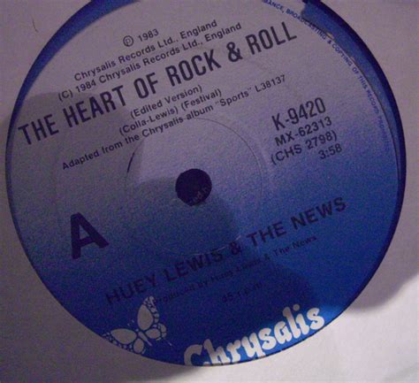 Huey Lewis And The News The Heart Of Rock And Roll 1984 Vinyl Discogs