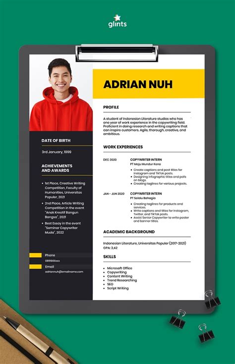 Contoh Cv Himpunan Mahasiswa Contoh Cv Mahasiswa Yang Baik Dan Benar