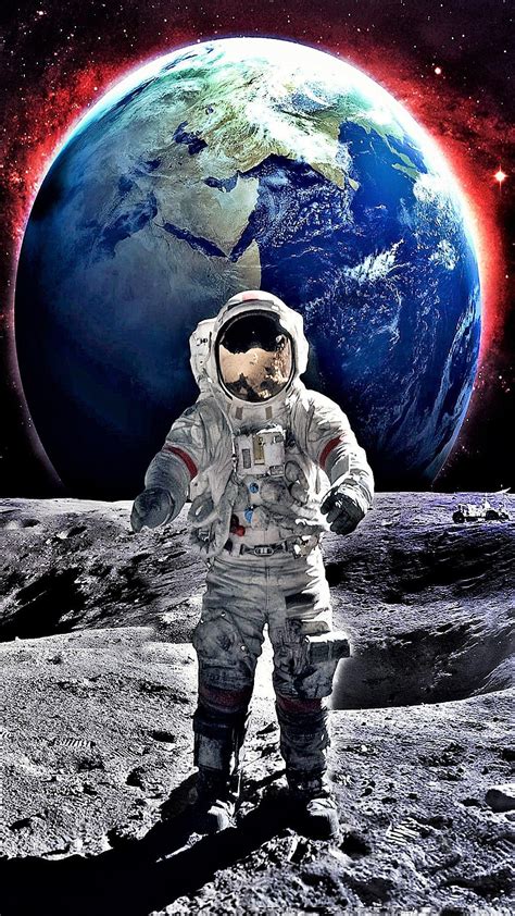 Astronaut In Outer Space Wallpapers Wallpaper Cave