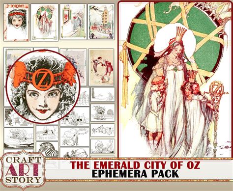 Vintage Fairy Tale Art Illustrations Ephemera Pack Printable Kit The