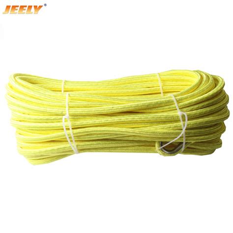 10mm 30m UHMWPE Core With Polyester Jacket Synthetic Winch Rope Double