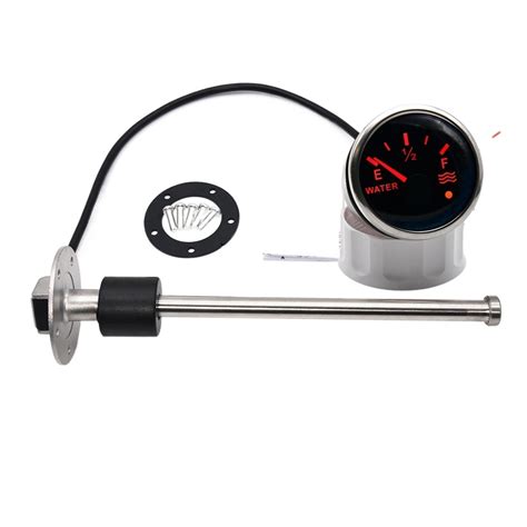 52mm Water Level Meter Tank Indicator With Red Backlight Water Level Gauge 0 190 Ohm 240 33 Ohm