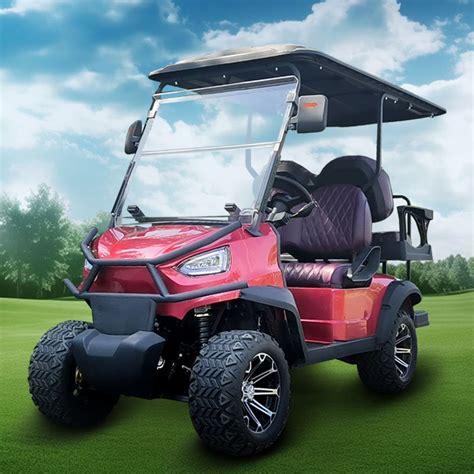 Cheap Rows Seaters Lead Acid Lithium Optional Electric Golf Cart