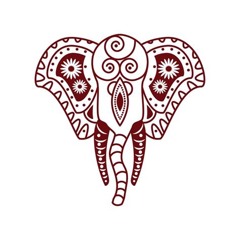 elephant zentangle layout 10420322 Vector Art at Vecteezy