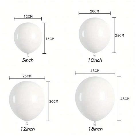 Juego de arco de globos de látex de 144 piezas de 5 10 18 pulgadas