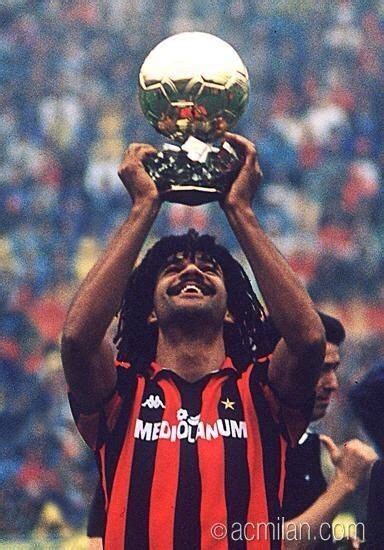 Ruud Gullit Ballon Dor 1987 Ruud Gullit Milan Football Soccer