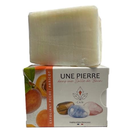 Savon Exfoliant P Che Abricot Avec Pierre Naturelle G