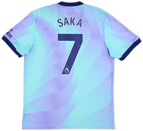 2024 25 Arsenal Authentic Third Shirt Saka 7