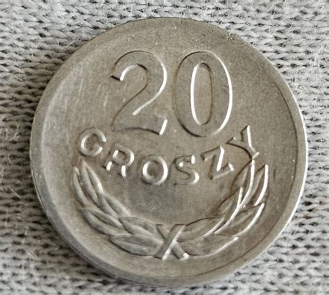 Moneta 20 Groszy Z Roku 1973 Bez Znaku Mennicy Rozmierka Kup Teraz