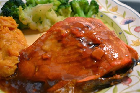 Brown Sugar Honey Mustard Glazed Salmon