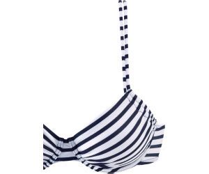 Venice Beach Summer Bikini Oberteil Marine Wei Ab