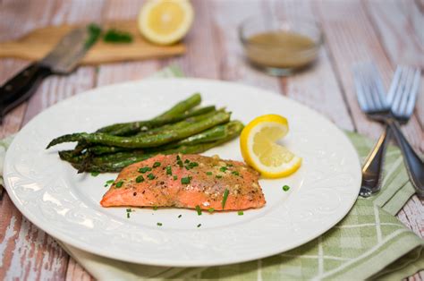 Maple Mustard Glazed Salmon Delicious Meets Healthy