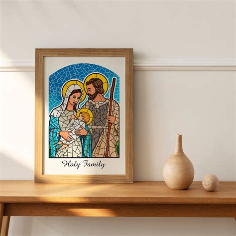 Holy Family Print, Holy Family Wall Art, Holy Family Printable ...