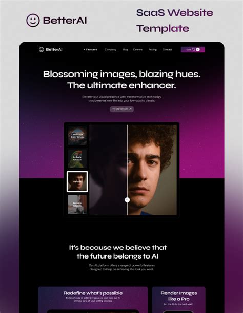 Better Ai Website Page Template For Webflow