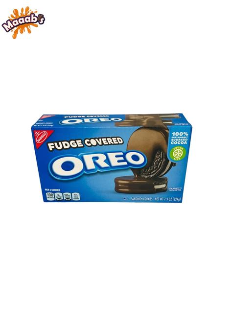 Oreo Cookies Fudge Covered Oreo 224g 79oz Maaabs