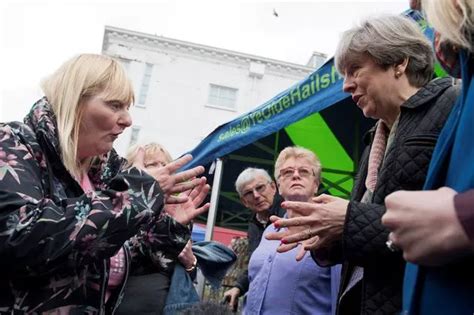 Theresa May cornered by a SECOND angry voter - this time about well-off ...