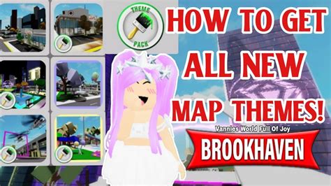 😱⚠️how To Get The New Map Themes In Brookhaven 🏡rp Roblox Brookhaven