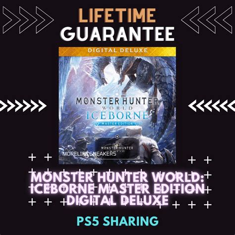 Jual Monster Hunter World Iceborne Master Edition Digital Deluxe Ps5