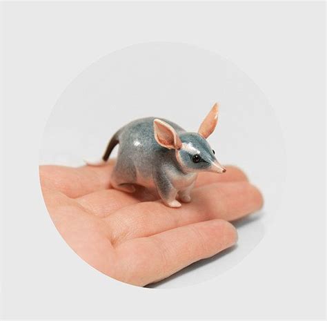 Bilby Figurine Ooak Handmade Polymer Clay By Ramalamacreatures