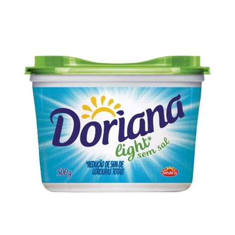 Margarina Doriana Light Sem Sal 500g Sonda Supermercado Delivery