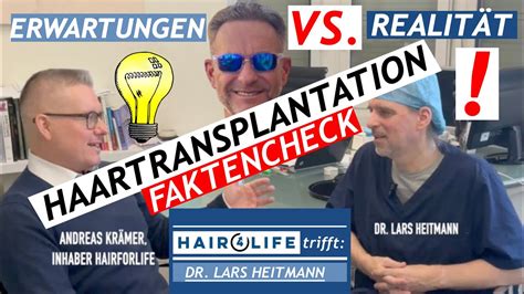 Haartransplantation Faktencheck 2024Erwartung An Das Resultat Vs