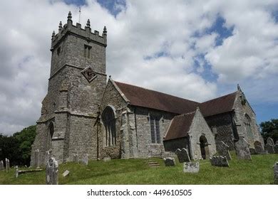 All Saints Parish Church Godshill Isle Stock Photo Shutterstock