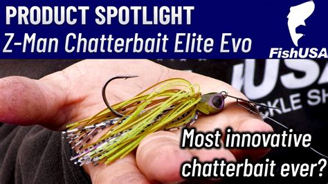 Z Man S Newest Chatterbait The Chatterbait Elite Evo Youtube