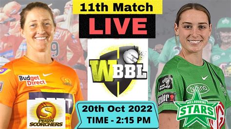 Live Perth Scorchers Women Vs Melbourne Stars Women Prsw Vs Mlsw Live