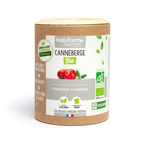 Canneberge Bio Nat Form Confort Urinaire Chez La Femme G Lules