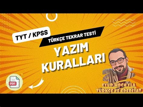 Yazim Kurallari Soru Z M Youtube