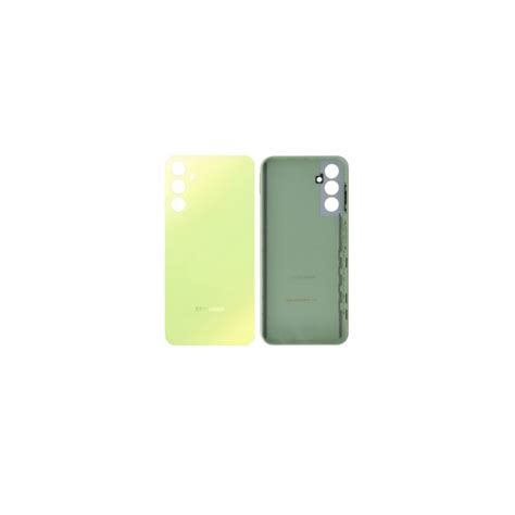 Cache Batterie Vitre Arri Re Premium Lime Pour Samsung Galaxy A G A