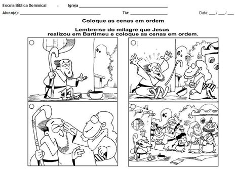 Recursos para Ministério Infantil Historia Bíblica O cego Bartimeu