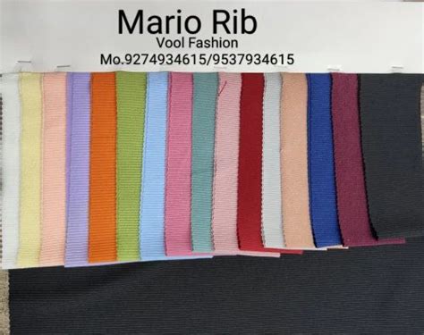 Rib Polyester Lycra Knitted Fabric At Rs 240 Kg Spandex Rib Fabric In