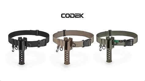 Держатель для спиннинга на пояс Codek - YouTube