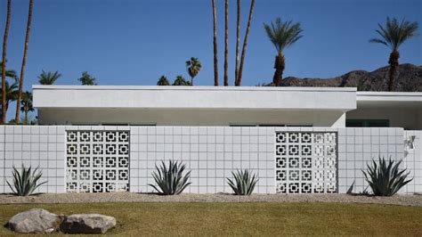 Photos Of Palm Springs Homes That Feature Breeze Blocks Tesselle